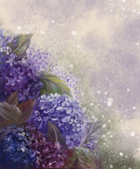 Fototapety Bloom Hydrangea Blue | fototapeta kwiat