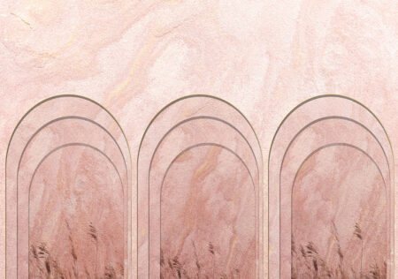 Fototapety Glyph Arch przykład różowych odcieni | fototapeta kwiaty i tapety 3d