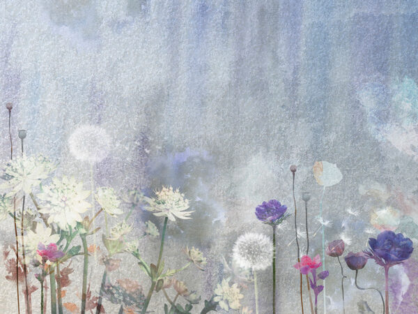 Fototapety Watercolor Dandelions | fototapeta kwiaty