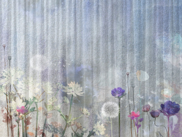 Fototapety Watercolor Dandelions | fototapeta kwiaty i tapety 3d