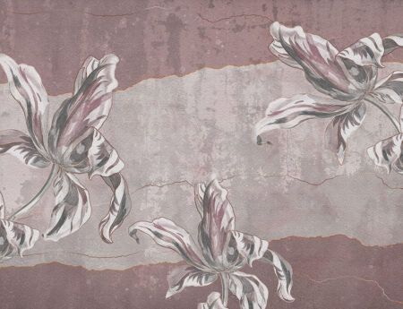 Fototapety Tulip Touch różowe odcienie | fototapeta kwiaty