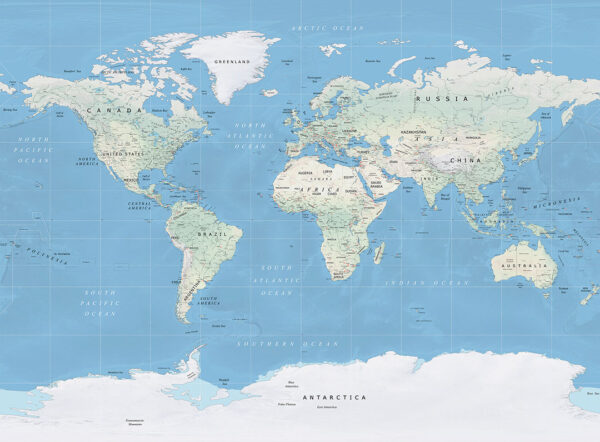 Fototapety Original Traveller klasyczna mapa świata | tapety 3d
