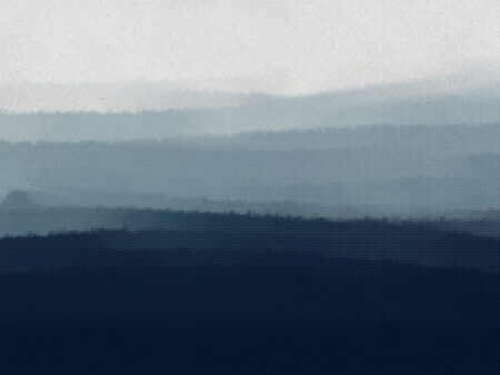 Fototapeta z niebieskim gradientem akwarela abstrakcja